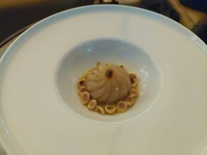 Poached pear at BIG Sister in Nancy