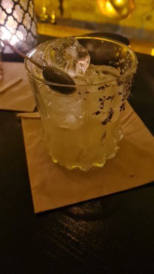 Slave cocktail (yum!) at Flekk in Istanbul