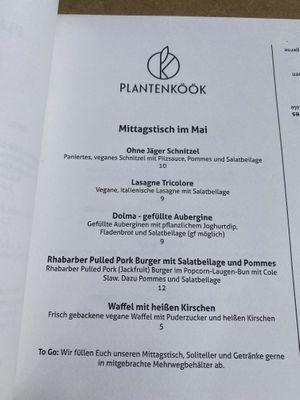 Mittagstisch Mai  at Plantenköök in Bremen