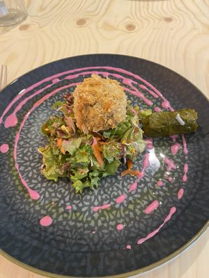 Veganer Mozarella   at Plantenköök in Bremen