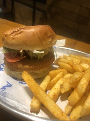 Vegan crispy chicken   at Achával - 5 Squares in Puerto Iguazu
