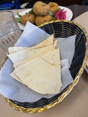 Pita bread   at Cambria Cafe in Cambria