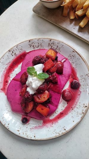 Pink cakes at SHAKA - Burgos Circle in Taguig