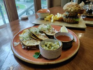 Birria mushroom tacos at SHAKA - Burgos Circle in Taguig