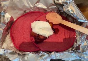 Pink pancakes!  at SHAKA - Burgos Circle in Taguig