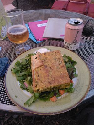 Quiche at Karoot in Ghent