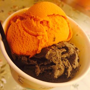 vegan ice at May Veggie Home in Bangkok