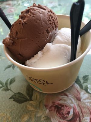 Vegan Ice Cream :) at May Veggie Home in Bangkok