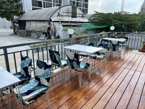 May veggie home - balcony seating   at May Veggie Home in Bangkok