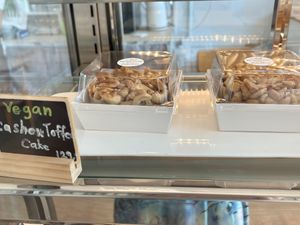 Toffee cake  #Veganuary at May Veggie Home in Bangkok