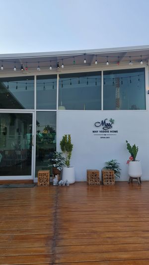 Entrance at May Veggie Home in Bangkok