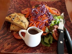 Tofu Salad at May Veggie Home in Bangkok