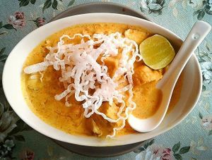 Khao Soi at May Veggie Home in Bangkok