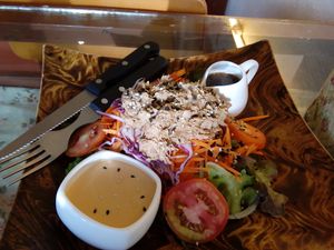 VEGAN TUNA SALAD at May Veggie Home in Bangkok