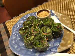 Vietnamese Spring Roll at May Veggie Home in Bangkok
