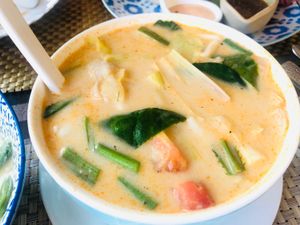 ton yam at May Veggie Home in Bangkok