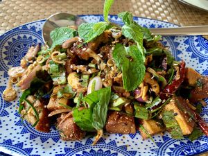 Yum!  at May Veggie Home in Bangkok