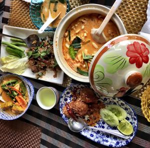 Som Tam hed/ Cauwliflower Wings/...❤️ at May Veggie Home in Bangkok