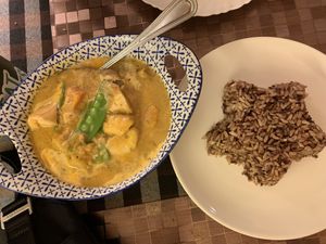 Curry at May Veggie Home in Bangkok