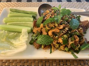 Yum  at May Veggie Home in Bangkok