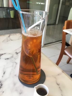 Bael tea  at May Veggie Home in Bangkok