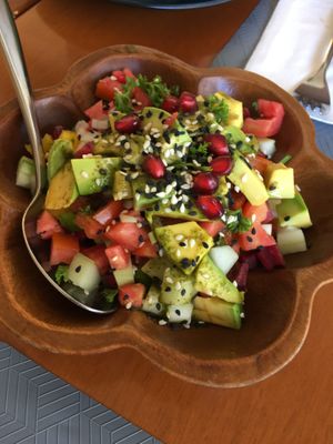 Avocado salad at May Veggie Home in Bangkok