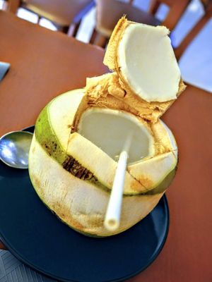 Coconut at May Veggie Home in Bangkok