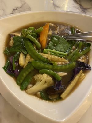 Lar Nah  at May Veggie Home in Bangkok