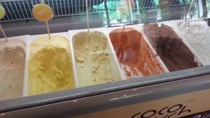 vegan coconut ice cream at May Veggie Home in Bangkok