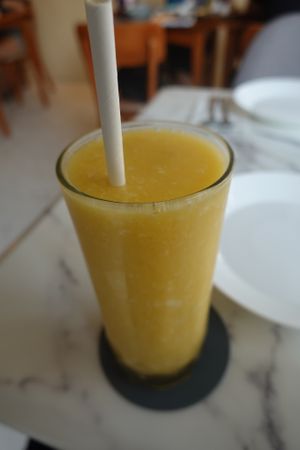 Smoothie (delicious) at May Veggie Home in Bangkok