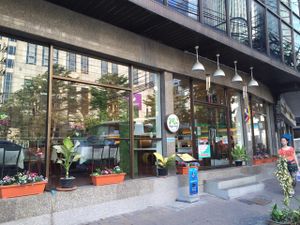 From outside at May Veggie Home in Bangkok