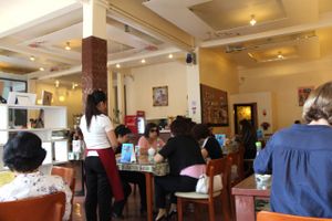 Inside May Veggie. at May Veggie Home in Bangkok