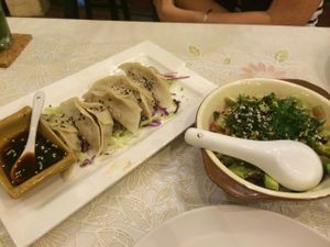 appetiser at May Veggie Home in Bangkok