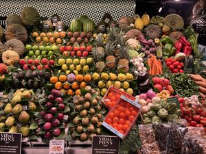   at Mercado de La Boqueria in Barcelona
