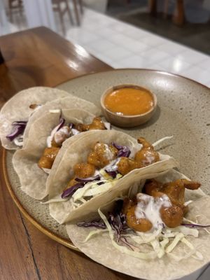 Buffalo tacos🤤  at Chickpea Bali  in Ungasan