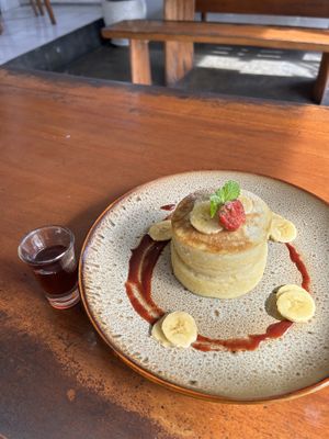 Vegan pancakes  at Chickpea Bali  in Ungasan