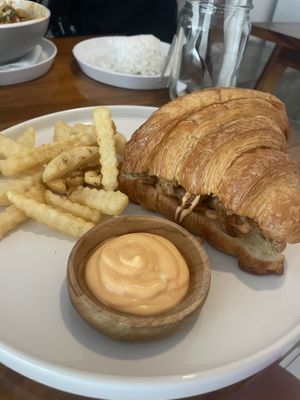 Mushroom croissant   at Chickpea Bali  in Ungasan