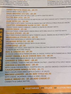 Vegan choices are VV - plenty of choice at Crafted in Hull