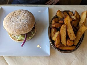 Quinoa Burger   at Seaview Tavern in Ballygorman