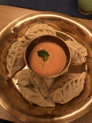 veggie momos  at Himalaya Masala in Graz