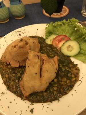 samosa meal  at Himalaya Masala in Graz