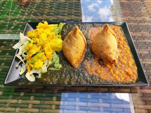 Samosa Meal at Himalaya Masala in Graz