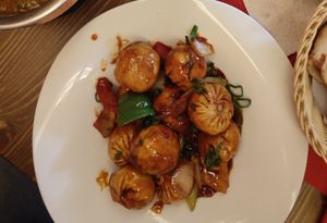 Scharfe Teigtaschen at Himalaya Masala in Graz