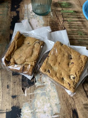 ‘Brookies’ (brownie cookies) - lotus / kinder flavour  at Flissys Coffee Shop in Thurstaston