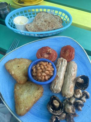 Big brekkie   at Flissys Coffee Shop in Thurstaston