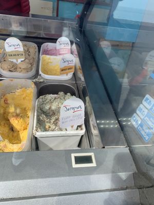 Ice cream options at Jeromes  at Jeromes/Pavilion Bar in Bridlington