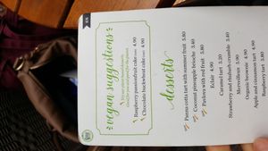 Speisekarte  at Le Pain Quotidien - Philip Stockstraat in Bruges