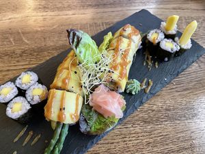 Sushi vegan!  at To80 vegan in Cologne