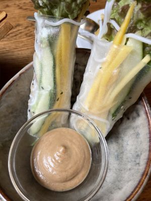 Summer rolls   at To80 vegan in Cologne