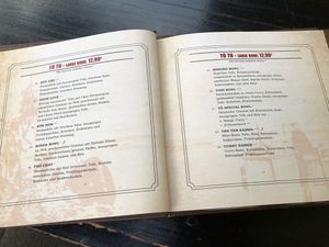 Speisekarte große Bowls / menu Large Bowls  at To80 vegan in Cologne